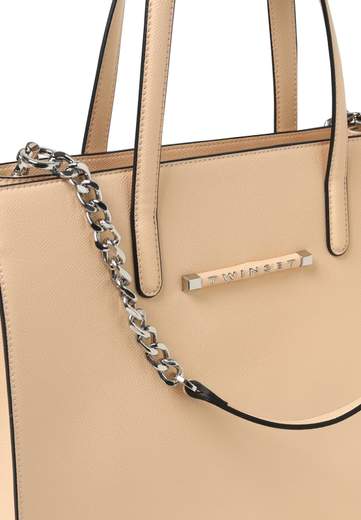 TWINSET SHOPPER IN ECOPELLE