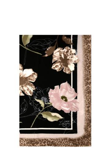 LIU JO STOLA FLOWER ANIMALIER