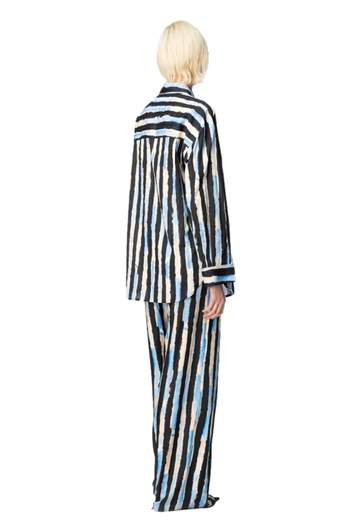 PINKO PANTALONE TWILL STAMPA RIGA