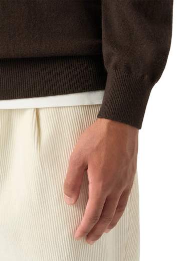 SAINT BARTH POLO SKIPPER IN LANA MERINO E CASHMERE
