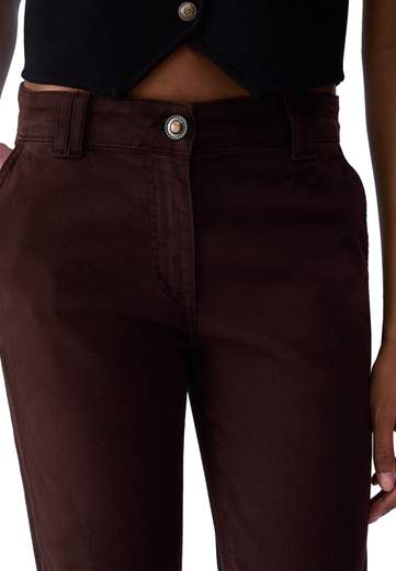 LIU JO PANTALONI SIGARETTA CROPPED