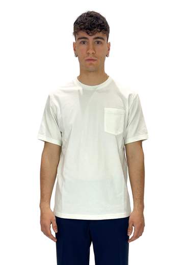 SAINT BARTH T-SHIRT CON TASCHINO IN PIQUET DI COTONE