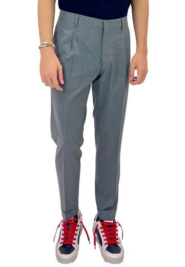 BE ABLE PANTALONI 1 PENCE CON RISVOLTO