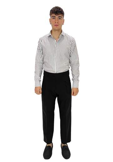 BE ABLE PANTALONI RAUL UNA PENCE IN COTONE