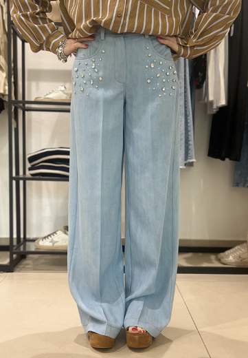 KIKISIX JEANS CON STRASS