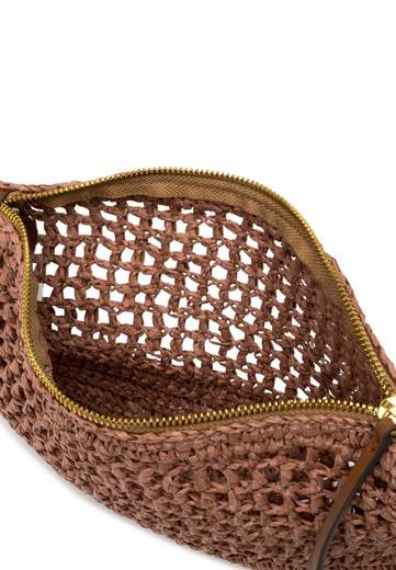 GIANNI CHIARINI CLUTCH IN PAGLIA CROCHET NEFELI