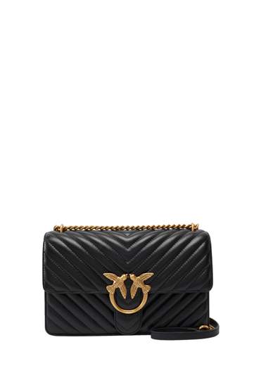 PINKO BORSA LOVE ONE CLASSIC NAPPA CHEVRON