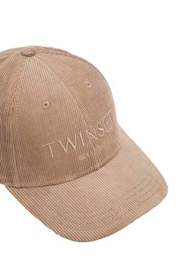 TWINSET BASEBALL IN VELLUTO CON RICAMO