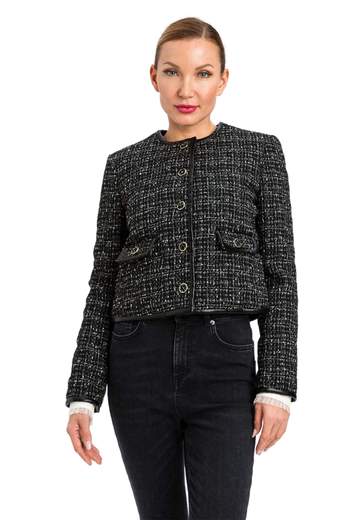 TWINSET GIACCA BOUCLE' IMBOTTITA