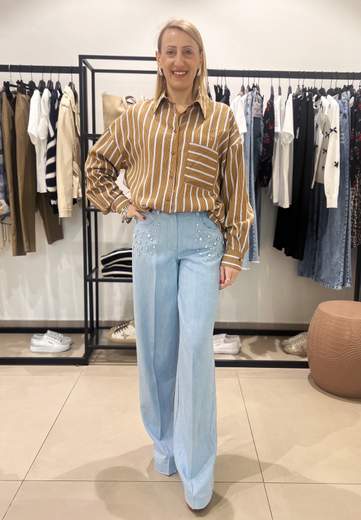 KIKISIX JEANS CON STRASS
