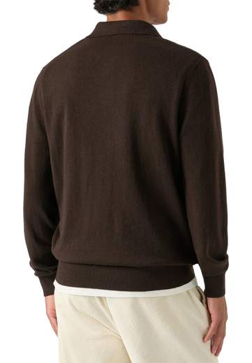 SAINT BARTH POLO SKIPPER IN LANA MERINO E CASHMERE