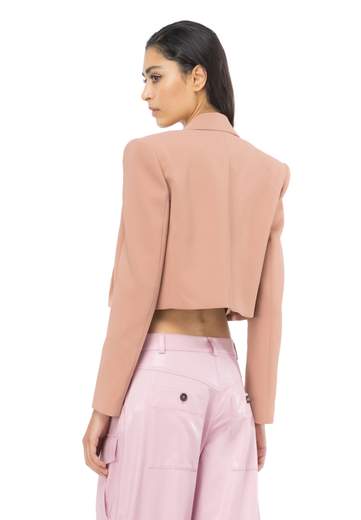 PINKO GIACCA SPENCER IN CREPE STRETCH