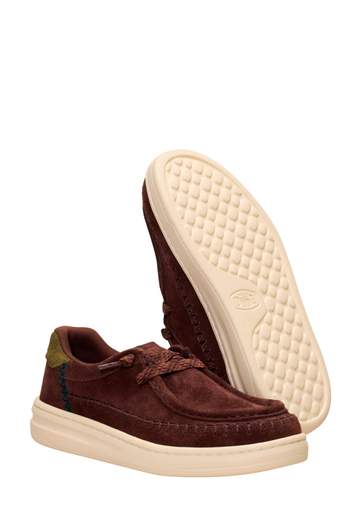 HEY DUDE SNEAKERS HARPER MOC CRAFTED SUEDE