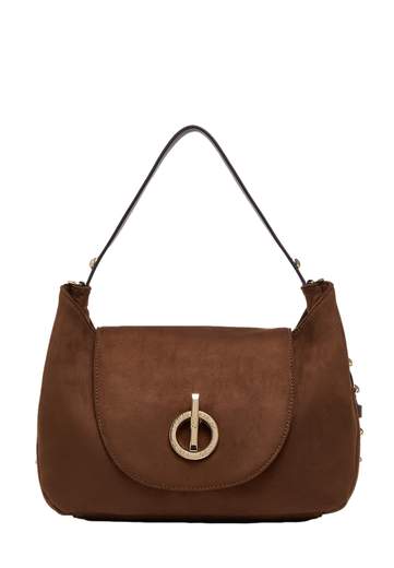 LIU JO BORSA SCAMOSCIATA CON BORCHIE