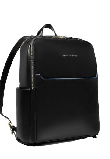 PIQUADRO ZAINO PORTA PC 14'' BLUE SQUARE