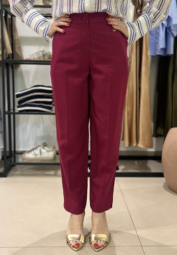 RELISH PANTALONI MEMPHIS VITA ALTA CON ELASTICO