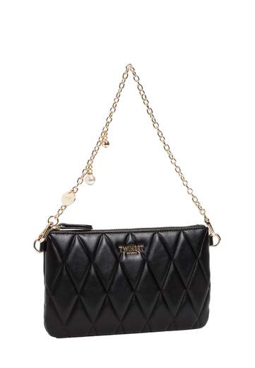 TWINSET MINI BORSA TRAPUNTATA CON LOGO