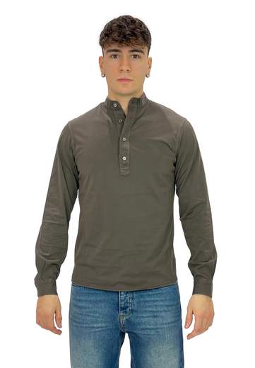 FILIPPO DE LAURENTIIS CAMICIA COREANA IN JERSEY