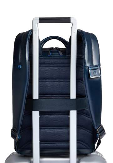 PIQUADRO ZAINO PORTA PC 14'' BLUE SQUARE