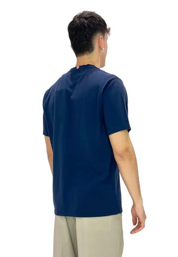 SAINT BARTH T-SHIRT CON TASCHINO IN PIQUET DI COTONE