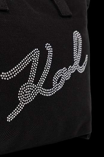 KARL LAGERFELD MINI SHOPPER CON STRASS