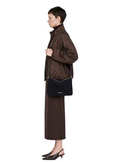 GIANNI CHIARINI BORSA NORA CAMOSCIO