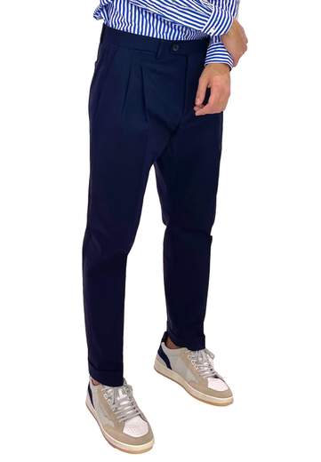 BE ABLE PANTALONI DOPPIA PENCES CON RISVOLTO