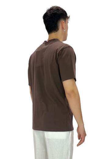 SAINT BARTH T-SHIRT CON TASCHINO IN PIQUET DI COTONE
