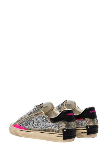CRIME LONDON SNEAKERS STARDUST CAMO DECONSTRUCTED