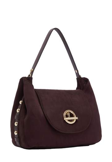 LIU JO BORSA SCAMOSCIATA CON BORCHIE