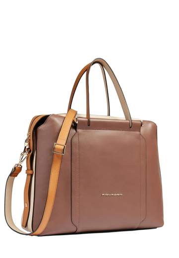 PIQUADRO CARTELLA PORTA PC 14'' IN PELLE