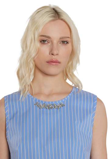 RELISH BLUSA MERIL CON APPLICAZIONI GIOIELLO