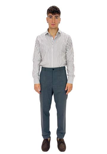 BE ABLE PANTALONI KIM VENTRE PIATTO IN FRESCO LANA