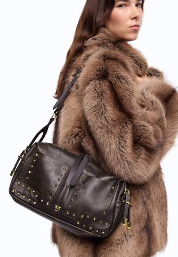 PINKO BORSA A SPALLA CLASSIC PATCH CLOUD