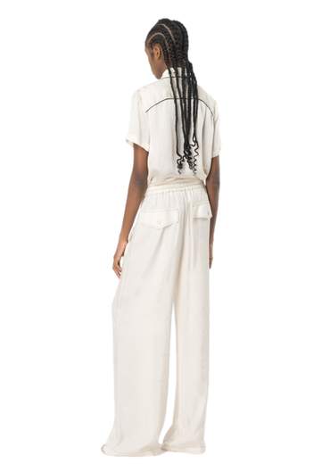 PINKO PANTALONE TWILL VISCOSA