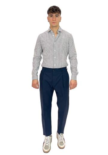 BE ABLE PANTALONI NEW RICCARDO UNA PENCE IN STRETCH POPELINE