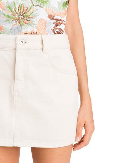 TWINSET ACTITUDE MINIGONNA IN BULL RICICLATO