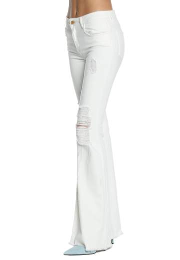 RELISH JEANS SHIFFER FLARE CON ROTTURE