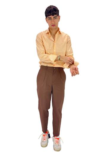 BRANCACCIO CAMICIA SLIM A RIGHE