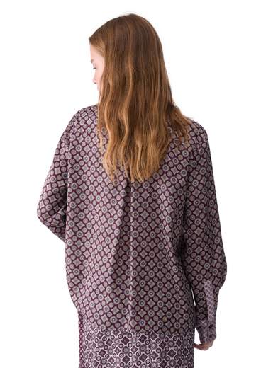 LIU JO CAMICIA IN TWILL STAMPATO CON TASCHINO