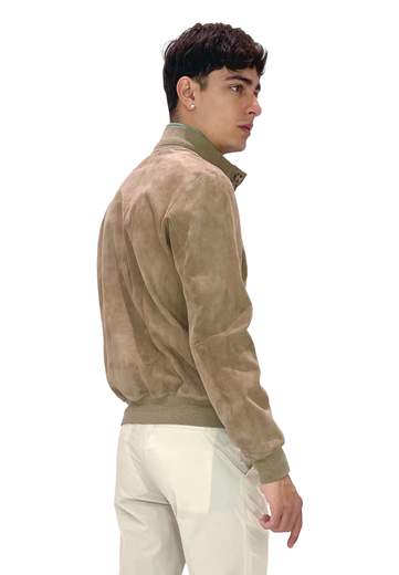 THE JACK LEATHERS GIUBBINO RIVERSIDE SEAMLESS IN SUEDE