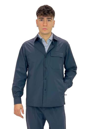 PEOPLE OF SHIBUYA OVERSHIRT MORIOKA IN TESSUTO TECNICO