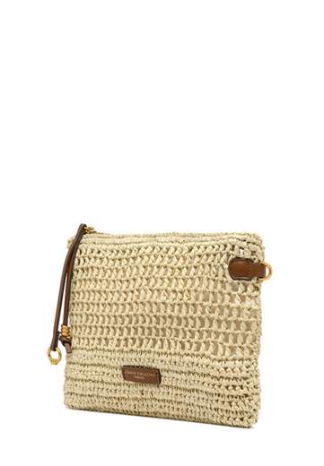 GIANNI CHIARINI CLUTCH IN PAGLIA CROCHET NEFELI