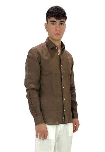MASTRICAMICIAI CAMICIA 100% LINO