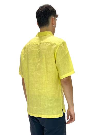 MASTRICAMICIAI CAMICIA MANICA CORTA 100% LINO