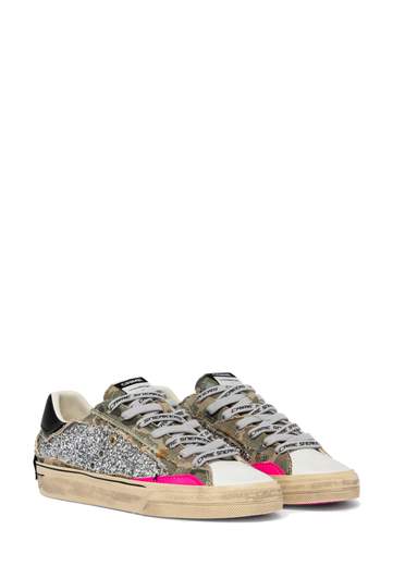 CRIME LONDON SNEAKERS STARDUST CAMO DECONSTRUCTED
