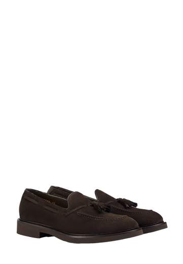 DOUCAL'S MOCASSINO SCAMOSCIATO CON NAPPINE