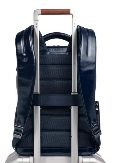 PIQUADRO ZAINO PORTA PC 14'' BLUE SQUARE