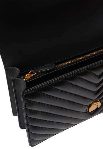 PINKO BORSA LOVE ONE CLASSIC NAPPA CHEVRON