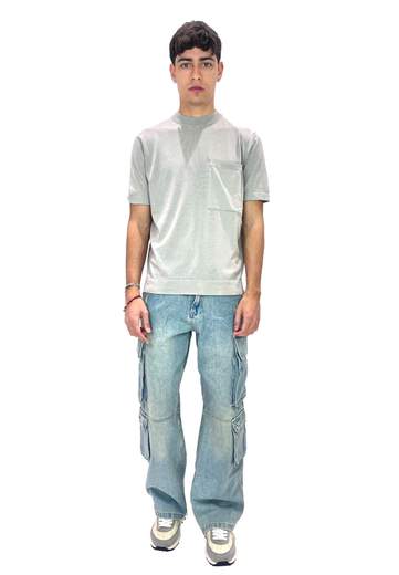 FILIPPO DE LAURENTIIS T-SHIRT OVER CON TASCONE